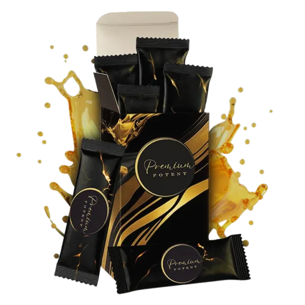 Miere potență Premium Potent - 1 Cutie - 6 plicuri x 60g
